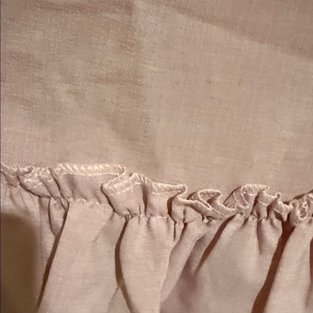 Pink Ruffle Hem Women's Top - Picture 5 of 5